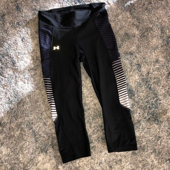 Under Armour Pants - Under Armour Fly-By Printed Capri